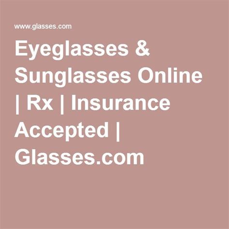 Keep in mind, some of the contracted optometrists do not take insurance for the initial eye exam. Eyeglasses & Sunglasses Online | Rx | Insurance Accepted | Glasses.com | Online eyeglasses ...