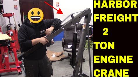 Sur cette page, vous pouvez télécharger cela manuel du produit et le lire en ligne. Harbor Freight 2 ton Engine Crane Build. - YouTube