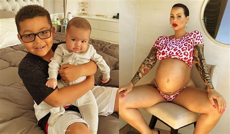 The open rose is at the height of its beauty and perfection, and may indicate that the person who's chosen to have such a rose tattoo inked on their skin feels that they have reached a similar pinnacle in their life journey. Amber Rose Dedicates Face Tattoo To Her Sons Model Amber ...
