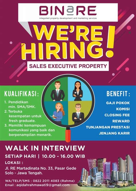 Lowongan kerja marketing trainee pt bintang toedjoe lowongan. Lowongan Pekerjaan PT. Binare Indonesia Group - ACEC UMS