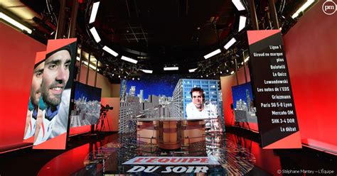 Tous les ingrédients sont réunis sur le plateau. Plateau "L'Equipe du soir" - photo - Puremedias