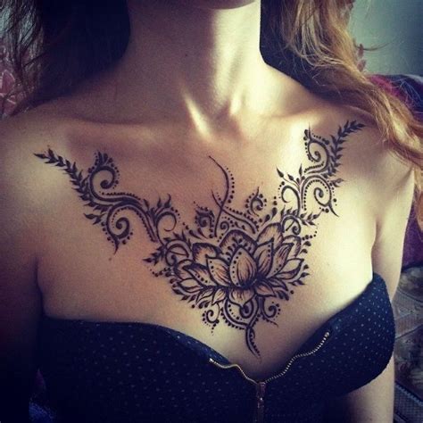 Who said chest tattoos have to be big? 1001 + ideas for beautiful chest tattoos for women