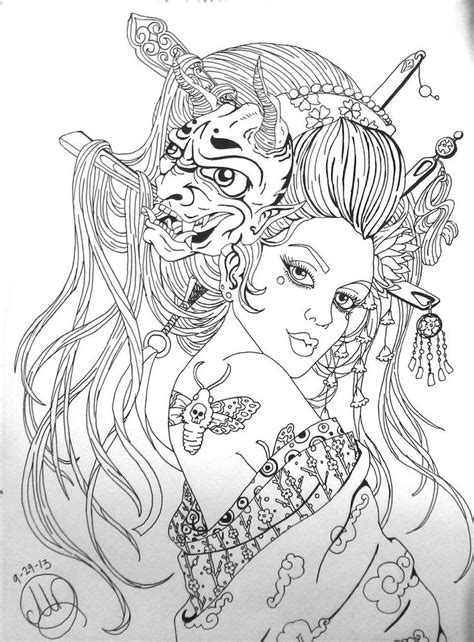 You can use our amazing online tool to color and edit the following japanese coloring pages for adults. Pin on Asian Style ~ Adult Coloring