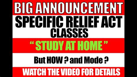 .specific relief act which reads as follows: Specific Relief Act Course | Introductory Price - YouTube