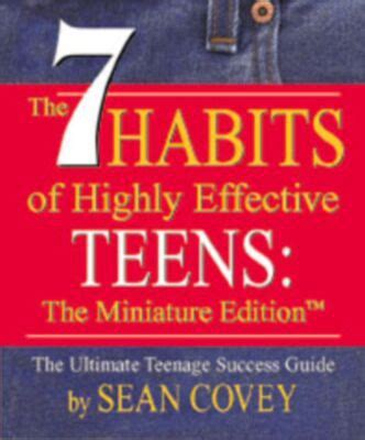 Written for teenagers by a recent teen himself, this book is an indispensable tool for helping young people make the right choices while growing up in the teens in our world 'deserve this break today'! The 7 Habits of Highly Effective Teens by Sean Covey