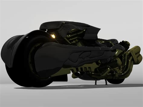 Armed forces on active duty who moves because of a permane fenrir motorcycle 3d model