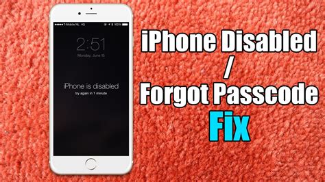 With the aid of a good and working lightning usb cable recommended for your device, plug in your iphone 6 to your computer. Iphone Disabled / Forgot Passcode iPhone Fix - Hard Reset ...