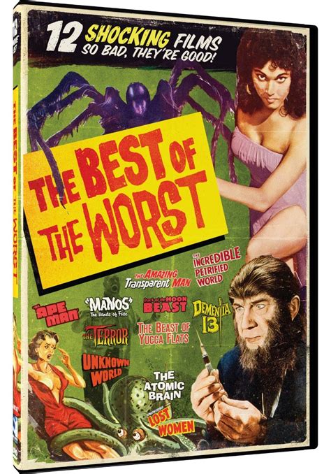 You'll find yourself rewinding it so many times (muttering did that actually just happen, or did someone spike my tea with acid again?) that. The Best of the Worst DVD Collection | Movie sets, Movie ...