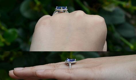 0.97 x 0.83 x 0.51 cm (0.35 x 0.31 x 0.2 inch) 18 karat white gold, 750/1000ths french work, contemporary 3.60 Carat Tanzanite Triangle Deco Engagement Cocktail Ring Certified For Sale at 1stdibs