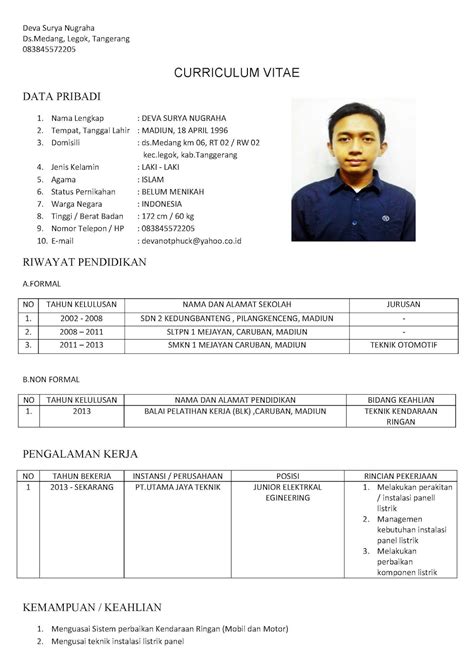 Planktonbee@gmail.com or freely call me at 08123456789. 10 Surat Lamaran Kerja Dan CV - ben jobs