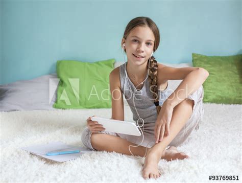 True hidden cam video of my mum masturbating 2 82 seg. "Pre teen girl relaxing at home" Stock photo and royalty ...