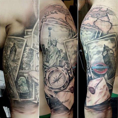 Fernweh tätowierungen reisende tattoo wanderlust reise tattoo reisen. Janne Carlsson, Tattoo Söder, Ulricehamn, Sweden Instagram ...