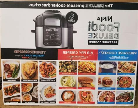 The ninja foodi—the pressure cooker that crisps. NEW Ninja Foodi 8-qt. 9-in-1 Deluxe XL Pressure