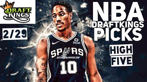 Draftkings nba finals showdown analysis (game 2) | dfs picks. NBA Draftkings Picks - 2/29/20 - YouTube