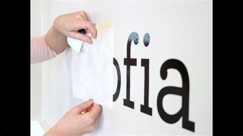 Vinyl lettering can be used in many different places, such as cars, shops, glass doors and windows, walls, etc. How to Install Vinyl Lettering - DIY Vinyl Wall Letters ...
