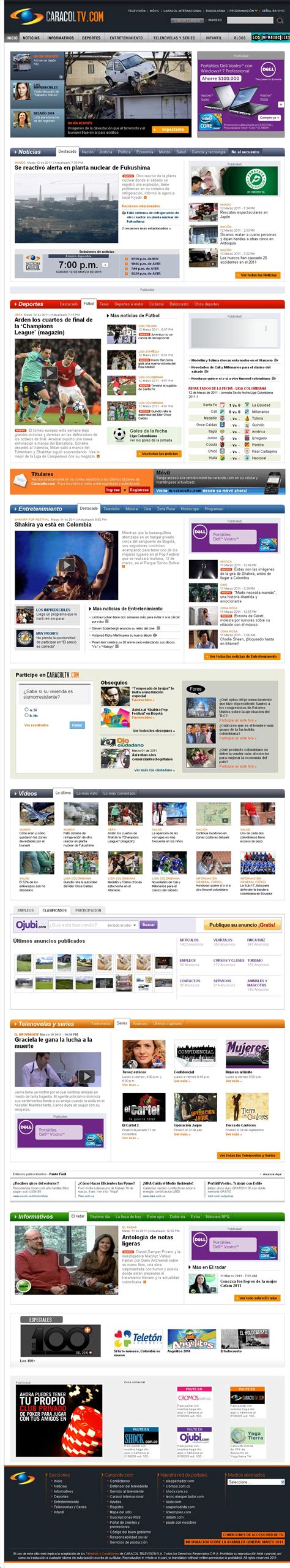 Caracol televisión es un canal de televisión abierta colombiano, el cual tiene su origen institucional en la tradicional compañía radial colombiana caracol, sigla de cadena radial colomb. Canal Caracol televisión Sitio Web www.caracoltv.com ...