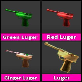 Maybe you would like to learn more about one of these? Bundle | MM2  1X LUGER SET  1X - In-Game Items - Gameflip