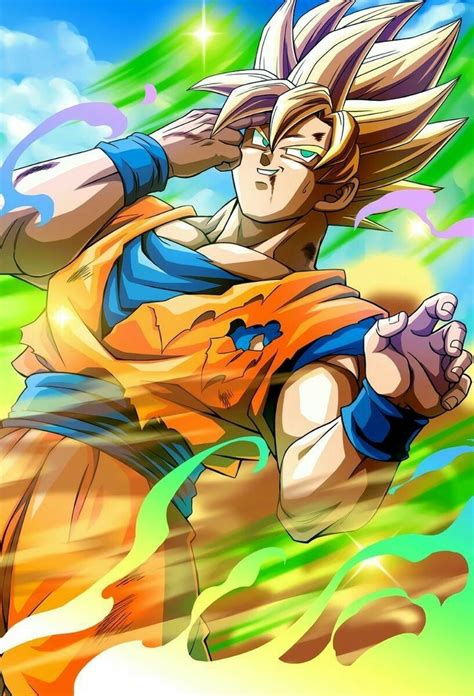 Cell saga cell saga (ultimate version) piccolo said that vegeta ssj was stronger than goku ssj. Goku SSJ - Saga Cell | Dragon ball gt, Personagens de ...