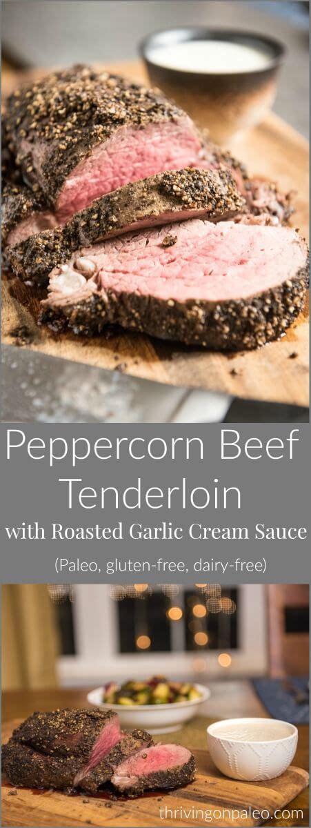 Maybe you would like to learn more about one of these? Peppercorn Beef Tenderloin with Garlic Cream Sauce ...