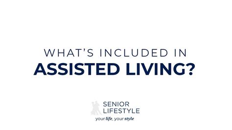 What's Included in an Assisted Living Community? | Senior ...