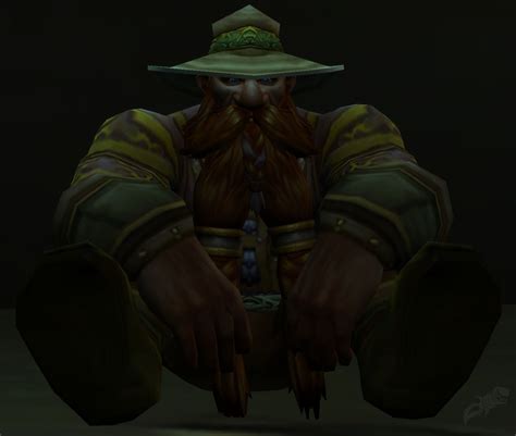 He's gotten nothing but brann bronzebeard says: Brann Bronzebeard - NPC - World of Warcraft