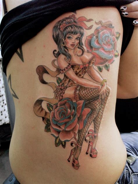 Images of pin up girls have always had a solid place among the top choices for tattoos, particularly for men. 25 Attractive Pin Up Girl Tattoos - SloDive