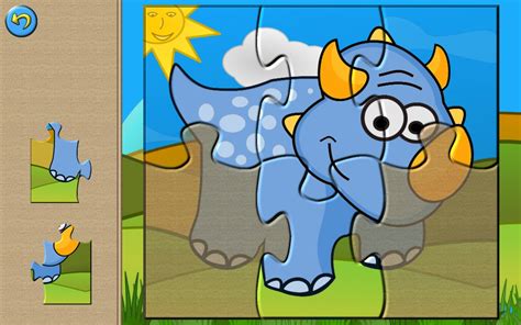 Kids & online games offer free online brain games. Dino Puzzle Free: Kids Games - Jigsaw puzzles for toddler ...