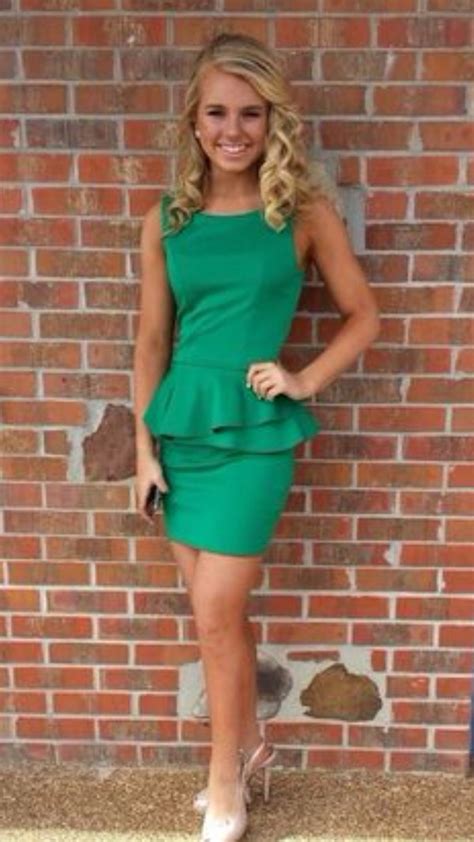 Wondering what to wear to an interview? dress, interview dress, dark green, layered, tan, peplum ...