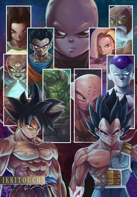 Vegeta notes that his power is above average for a human, but this is given no further attention. Tournament of Power | Anime, Anime art, Dragon ball