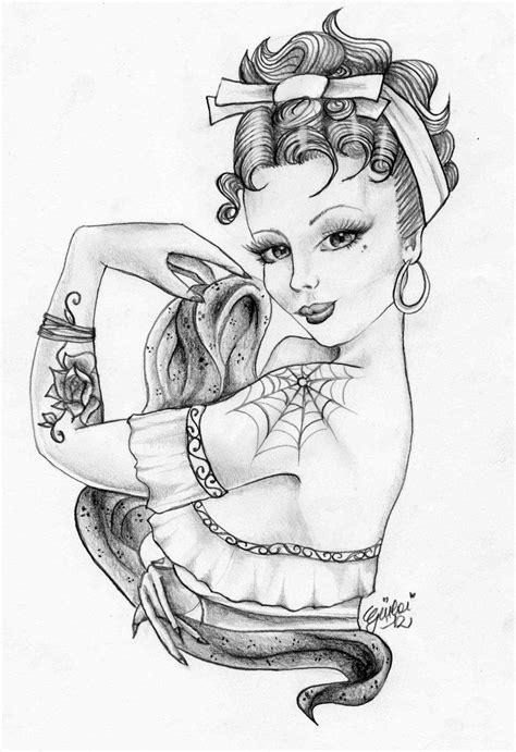 This nude digital stamp beautiful pinup girl featured a naked lady burlesque style with a feather boa wrapped around her. Pin on Coloring pages for Adults