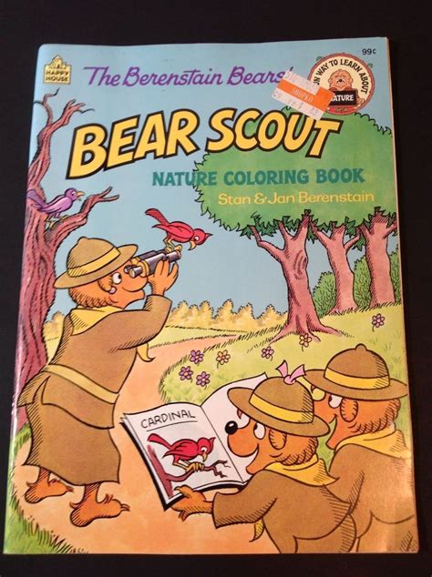 This new tracking sheet will help you be able to keep track of where each boy is at towards the bear, adventures, and cyber chip requirements. Vintage 1986 UNCOLORED Happy House Berenstain Bears Bear ...