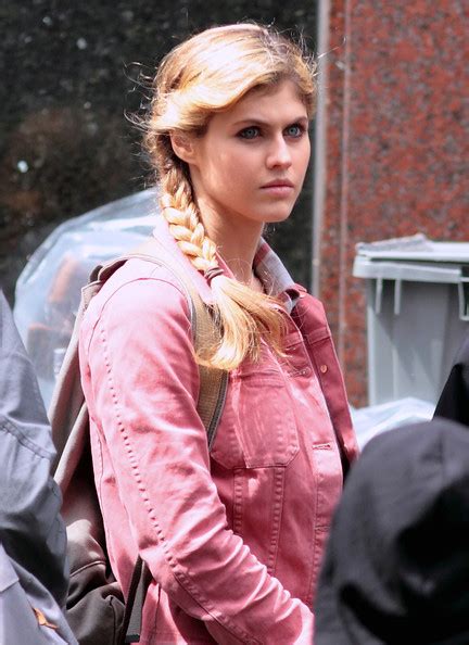 In the original text, annabeth was described as having tan skin and blonde hair. alexandra daddario blonde hair tumblr