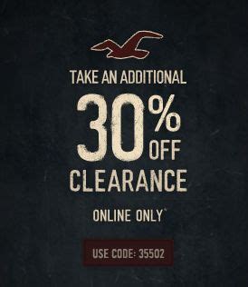 Check spelling or type a new query. Hollister Additional 30% off Clearance items Online