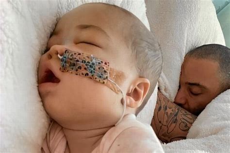 Parents ashley cain and safiyya vorajee are awaiting blood test results over fears of an infection. Ashley Cain's daughter Azaylia 'struggles' to open eyes in ...