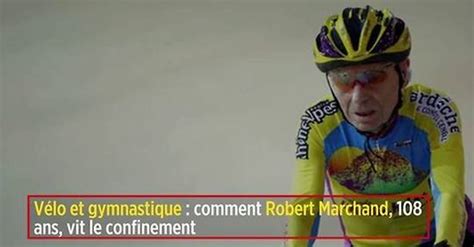 Robert marchand a passé sa vie, et surtout ses dernières années, à enchaîner les records et démontrer que l'âge n'est qu'un chiffre. Vidéo - Vélo et gymnastique : comment Robert Marchand, 108 ...