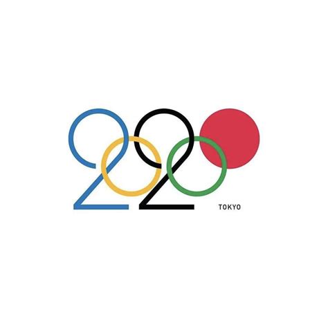 Initialement prévus à l'été 2020. Logo 2020 Tokyo | Jeux olympiques, Tendances logo, Olympique