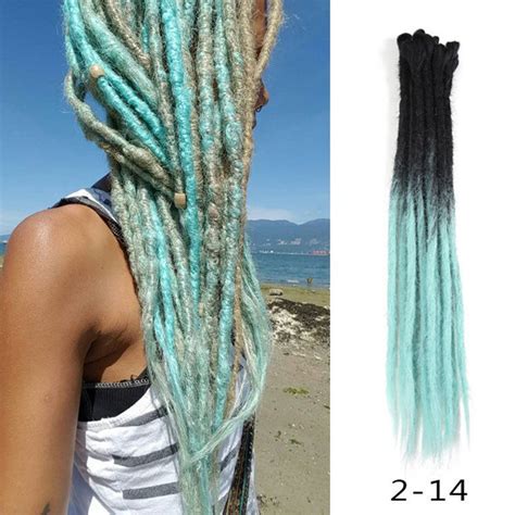 Black hair with blue highlights.jet black blue tint. 2-14 Black/Light Blue Synthetic Dreadlock Extensions Faux ...