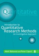 Assessment criteria the learner can: Introduction to Quantitative Research Methods | SAGE ...