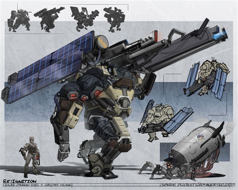 Joe team has been asked to investigate the m.a.r.s. RE:Ignition | Solar Cannon Boss + Gascan Drone, Cody Avery on ArtStation at https://www ...