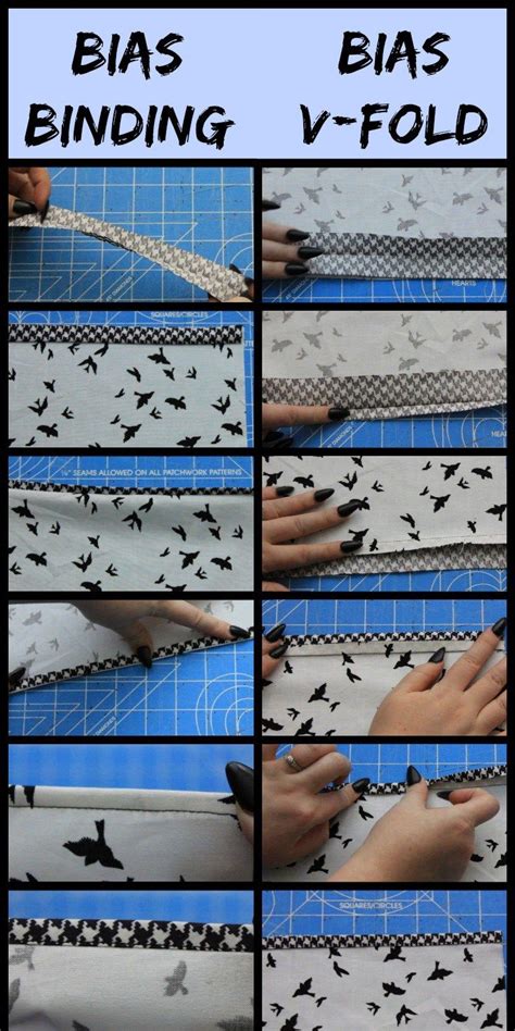 Instead of having a seam at center front, which can be harder to get perfect, you just overlap the binding at center front. How to Clean Finish a Neckline or Armhole with Bias (With images) | Bias binding, Fold, Pants ...