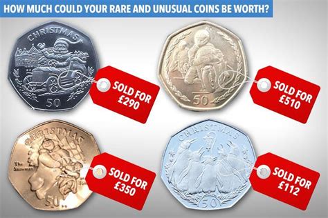 The uk's rarest 10p, 50p and £2 coins have been revealed in changechecker's latest. The rare 50p coins you might never have heard of selling ...