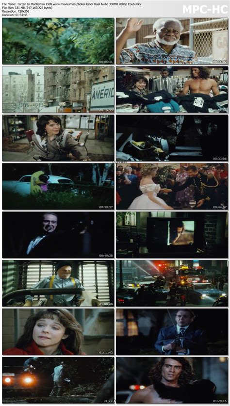 Joe lara portrays tarzan, and kim crosby appears as jane porter. Tarzan In Manhattan 1989 Hindi Dual Audio 350MB HDRip ESub ...