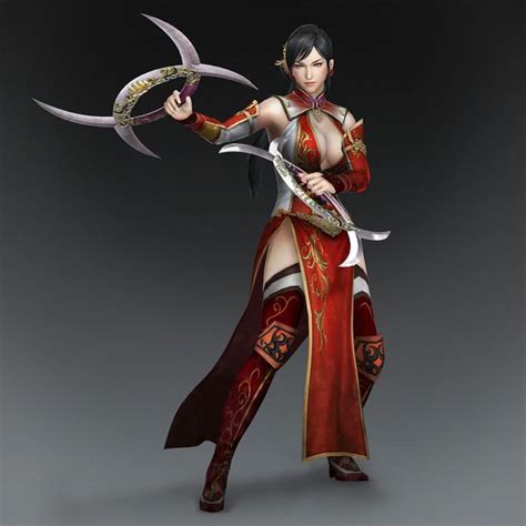 It'll be fun for instance to see the nanman officers with various weaponry or some of them with historical weapons. Lian Shi & Weapon (Wu Forces) | Dynasty Warriors 8 (Characters & Weapons) | Pinterest ...