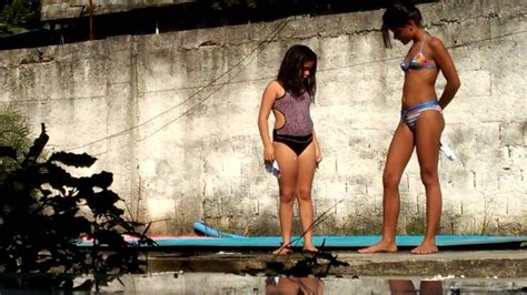 Challenge pool tags bff with sister and brother | hd. desafio da piscina challenge