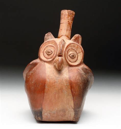 > the gallery of ancient cave art is tucked away in the limestone caves of east kalimantan, indonesia, on the island of borneo. Moche Pottery Stirrup Vessel - Owl - May 21, 2015 | Artemis Gallery in CO | Pottery, Owl, South ...