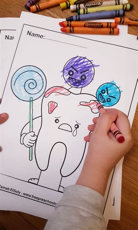 If your kid enjoys coloring, here is a fun way of combining the goodness of coloring while teaching your kid about the significance of good dental care. Pin on Dental coloring pages