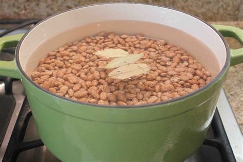 Soak beans (if desired) by covering them in salted, cold water and storing at room temperature for 4 to 8 add more water if necessary to keep beans submerged. Pinto Beans (The Perfect Tortilla Companion) • La Tortilla ...