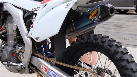 Fmf racing factory 4.1 rct installation video with new ufo single side panel which is included as part of every fmf. Honda CRF450R Single Sided Factory 4.1RCT Sound Bite - YouTube