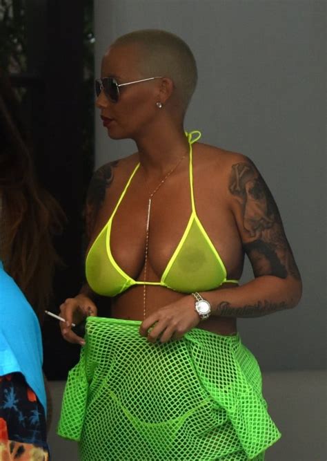 Best known for their hit, edge of a broken heart. Amber Rose Nude Pics & Videos — Full Collection - Black ...
