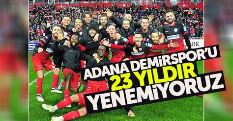 Adana demirspor haberleri, puan durumu ve fikstür. Samsunspor, Adana Demirspor'u 23 yıldır yenemiyor